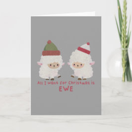 Julskämt: Allt jag vill ha i julklapp är Tacka Kort