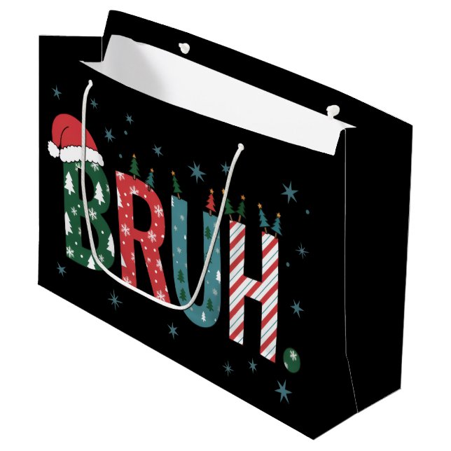 Julskämt rolig jultomte hatt sarkastisk (Framsidan Vinklad)