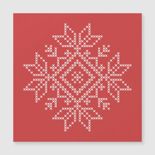 Julskandinavisk snöflinga