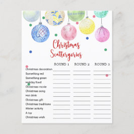 Julskåp - spelkortsutfällning flygblad