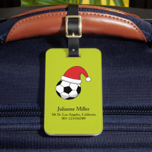 Julskåpet Ball Jultomten Hat Personalize Bagagebricka
