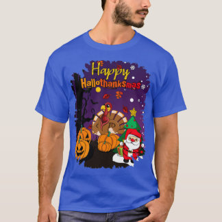 Julskaren Halloween Happy thanksgiving T Shirt