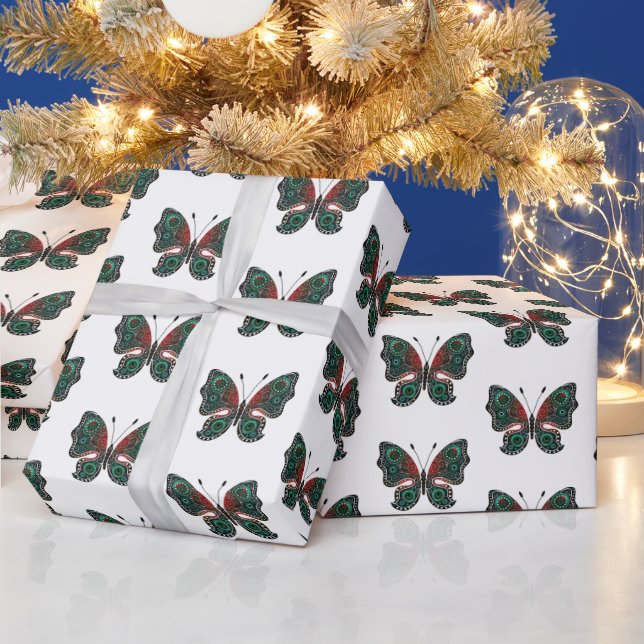 julskärmar presentpapper (Helgdagar)