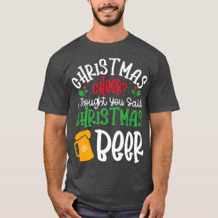 Julskåröl Julafton Party Helgdag T Shirt