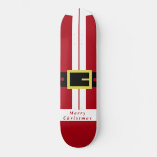 julskateboard Santa Gift Mini Skateboard Bräda 18,5 Cm