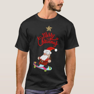 Julskateboardationen Santa Noel s T Shirt