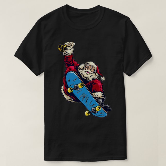 Julskateboardingtomten 66 t shirt (Design framsida)
