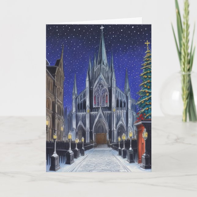Julskatedral Helgkort (Framsida)