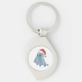 Julskattighet Swirl Silverfärgad Nyckelring
