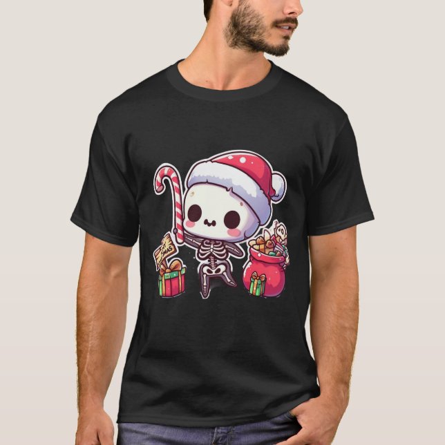 Julskelett T Shirt (Framsida)