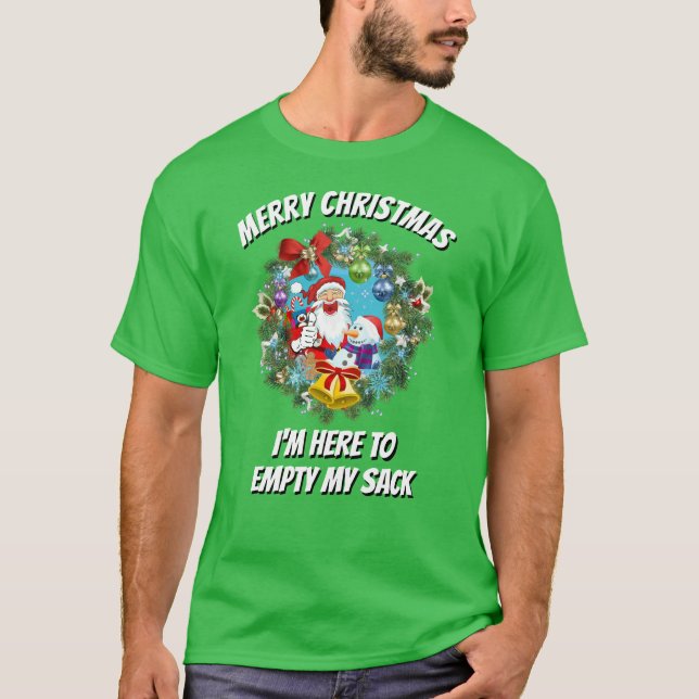 Julskfunnen design... -Jag är här för att TÄCKA MI T Shirt (Framsida)