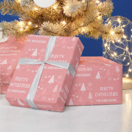 Julskick Familjenamn Rosa Presentpapper