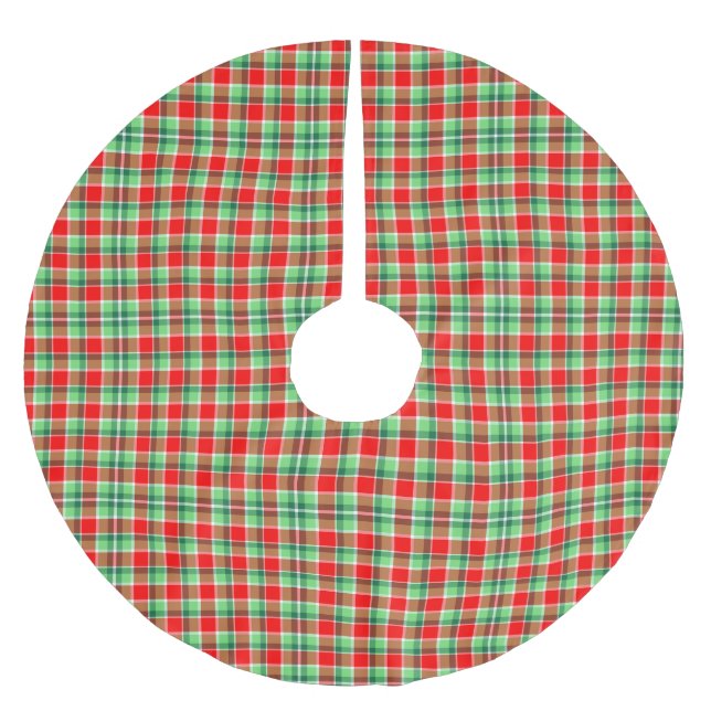 Julskirt Play träd Julgransmatta Borstad Polyester (Framsidan)