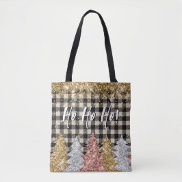 Julskiss och Glitter Tygkasse