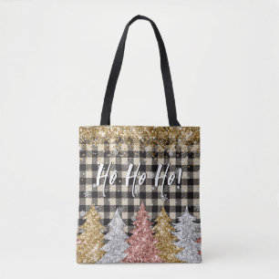 Julskiss och Glitter Tygkasse