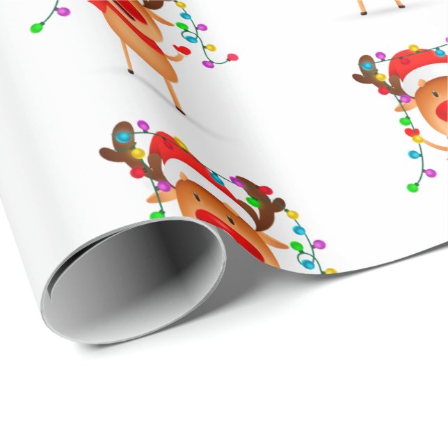 Julskisser Papprare Rudolph Presentpapper (Rullad Hörn)