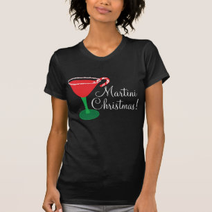 Julskjorta för kvinnor med martini t-shirt