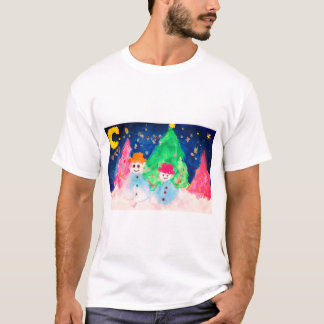 Julskjorta Snögubbe T Shirt