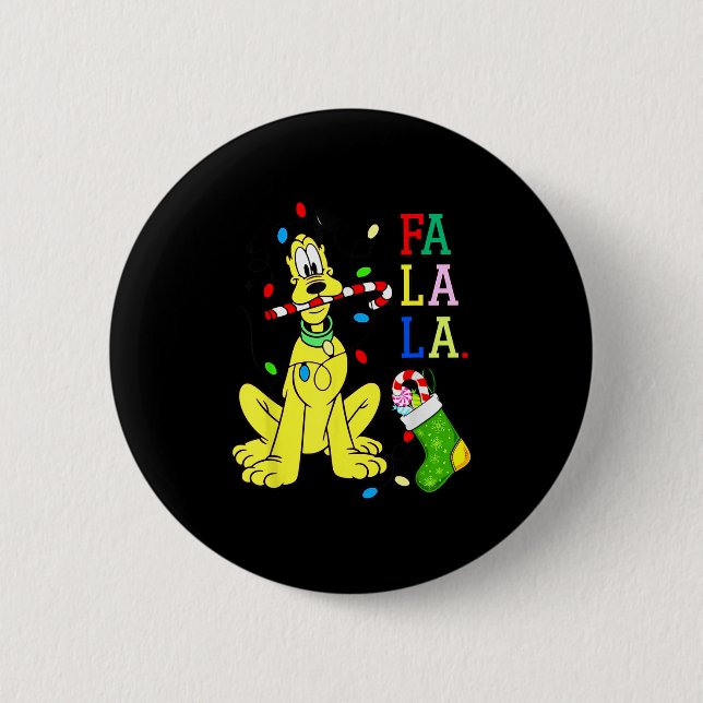 Julskjorta Söt La Fa Fa Swea  Knapp (Framsida)