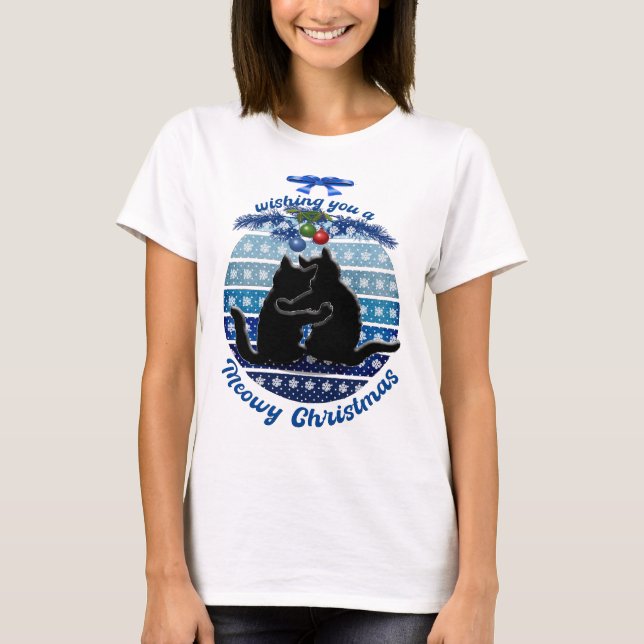 Julskjortor, Cute Cat T-shirt (Framsida)