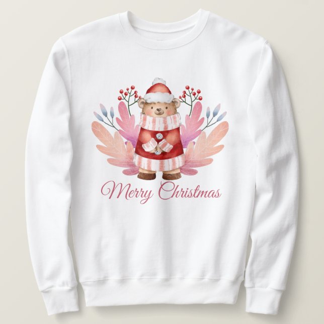 Julskjortor Lång Ärmad Tröja (Design framsida)