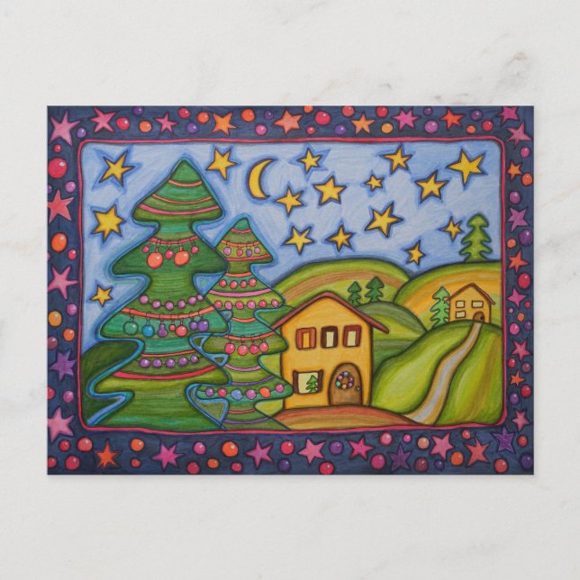 Julskog Helg Vykort (Framsida)