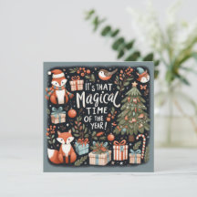 Julskogar, robiner och rävar