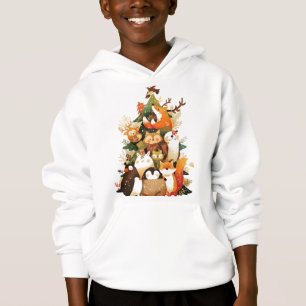 Julskogen Animals Drum Party T Shirt