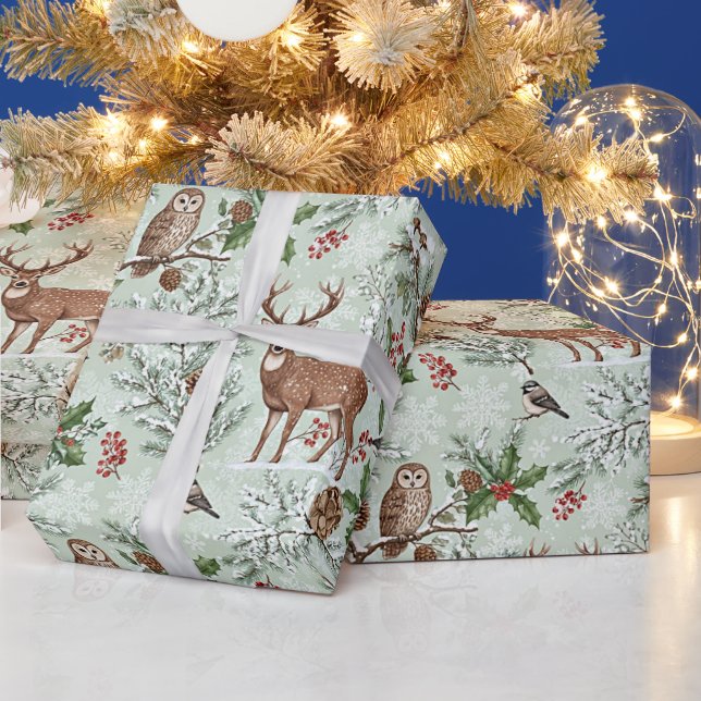 julskogsbotanik presentpapper (Helgdagar)