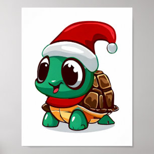 Julsköldpadda Poster