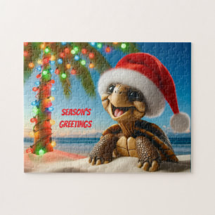 Julsköldpadda Pussel