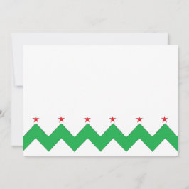 Julskorv 7 tum x 5 tum Tack/2 sid/platta Inbjudningar