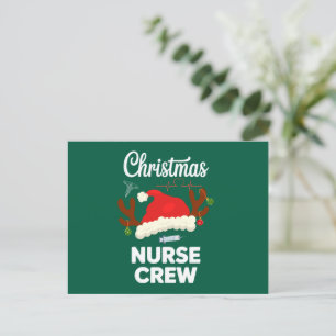 Julsköterskekåren Tomtehatt Xmas Helg Vykort