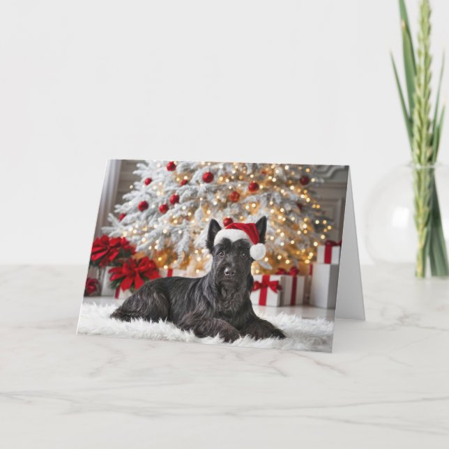 Julskotsk terrier kort (Framsida)