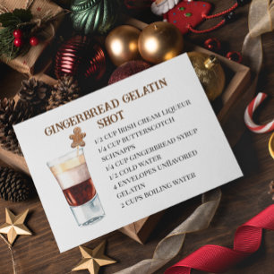 Julskott Recept Julfest Gingerbread Vykort