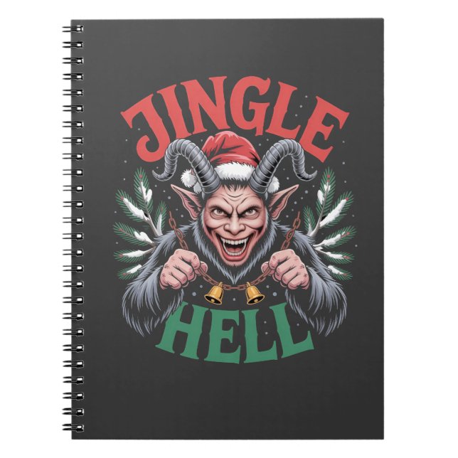 Julskräck Jul Krampus Ond Jul  Anteckningsbok (Framsidan)