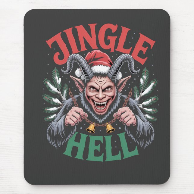 Julskräck Jul Krampus Ond Jul  Musmatta (Framsidan)