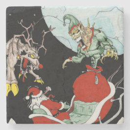 Julskräck Marmor Stenkoj Underlägg Sten