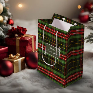 Julskrampen, röd Grönt, gift-väska