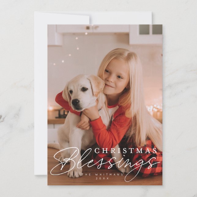 Julskrift och seriefoto  julkort (Framsida)