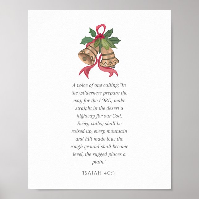 Julskript, bild på projektionsyta Poster (Framsidan)