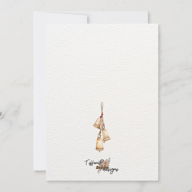 Julskript, hälsningskort James 1:17 Julkort (Baksida)