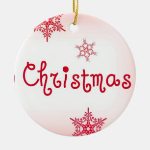 Julskriptprydnad Julgransprydnad Keramik
