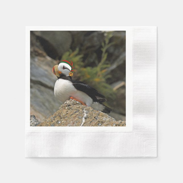 Julsksej Napkin av puffin Pappersservett (Framsidan)