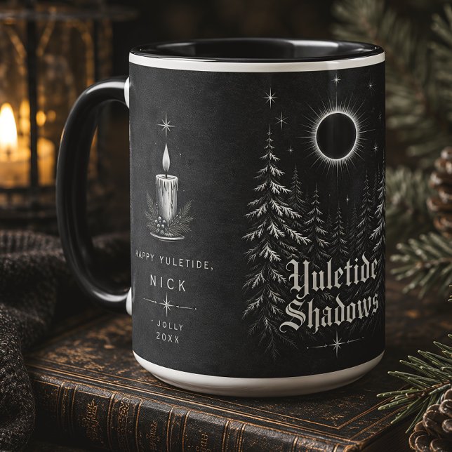 Julskuggor Gotisk Celestial Jul Mugg (Skapare uppladdad)