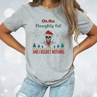 Julskullens högstbjudande lista ångrar ingenting r t shirt