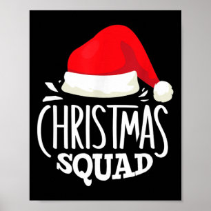 Julskvad Familj Grupp Matchande Jul Tröja Poster
