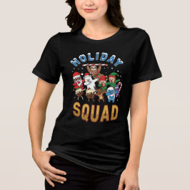 Julskvad | Rolig Matchande Högtidlig Teamdesign T Shirt