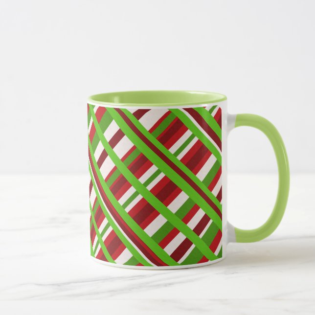 Julskvadroner diagonal mugg (Höger)