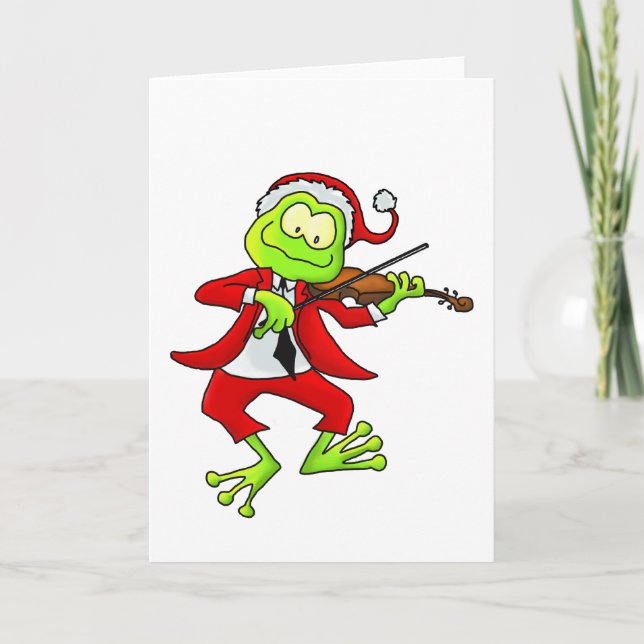 Julskvalg Frog Helgkort (Framsida)